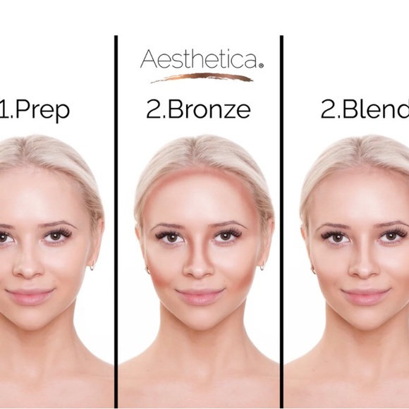 ☀️NIB☀️ Aesthetica Sunset Bronzer perfect for that beachy glow! BRAND NEW IN BOX - Picture 4 of 9